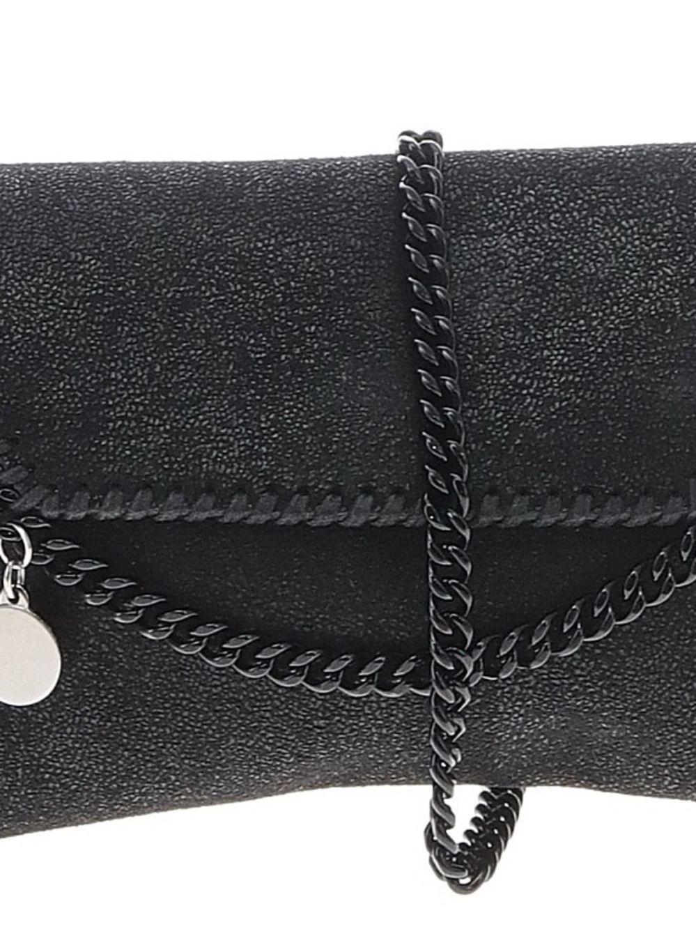 🔥Stella 🔥McCartney 🔥crossbody Black Chain- Accent Women's Clutch Bag